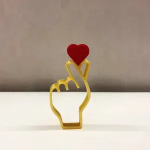 A heart on your hand