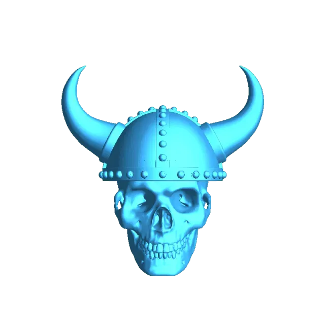 Viking Skull and Viking Helmet — Image 5 of 6