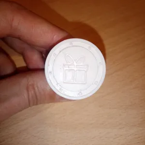 Gift stamp for sealing with sealing wax or sealing oil