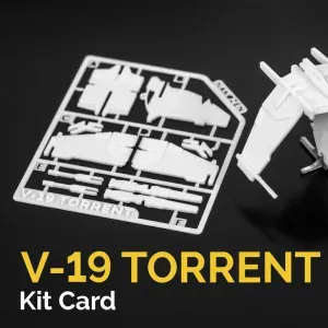 V-19 Torrent star fighter kit card