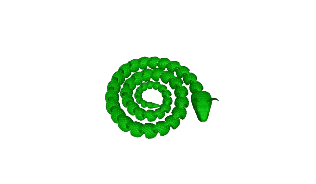 Articulated snake with horns 2.0! — Image 9 of 9