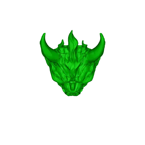 Blazefang Oni Mask — Image 3 of 4
