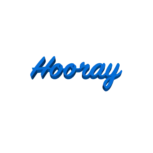 Hooray cake topper/cupcake topper — Image 4 of 4