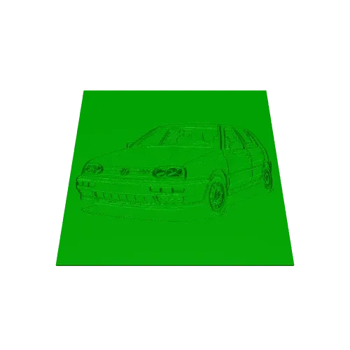 Golf MK3 GTI - Hueforge - 3 Colors — Image 6 of 7