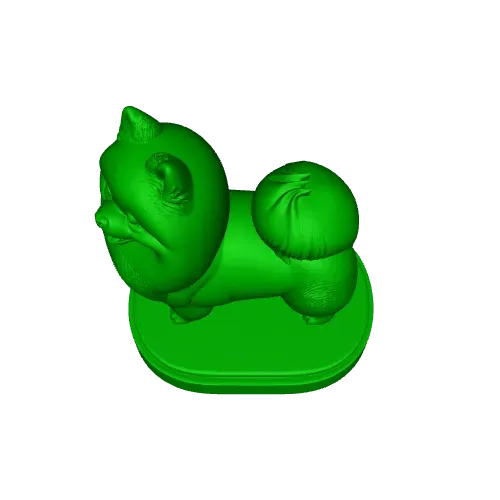 3419 Laughing Pomeranian Full-Color 3D Model STL — Image 6 of 7
