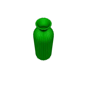Ribbed Flower Vase | Tall Fluted Vase | Modern Minimalist Ho