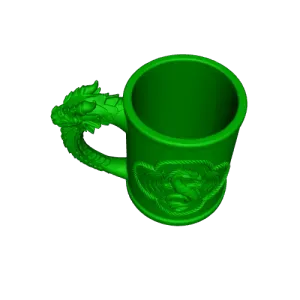 Dragon beer mug