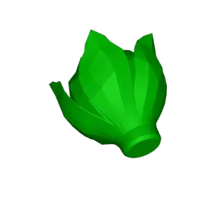 Low Poly Cauliflower 3D Model