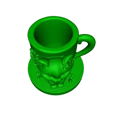 Adorable Cat planter, candy container, urn, candle holder 1 — Фото 5 из 5