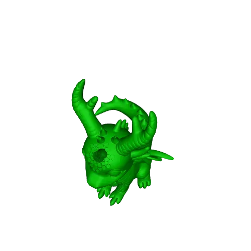 Cute Dragon Figurine Chibi Fantasy 3D Printable — Фото 4 из 4