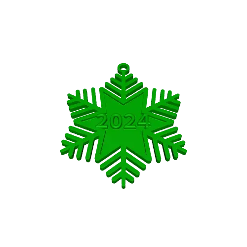 Christmas Snowflake 2024 Decoration — Фото 5 из 6