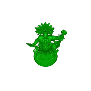Sumo Sacerdote Azteca de la Muerte Figura de Fantasía