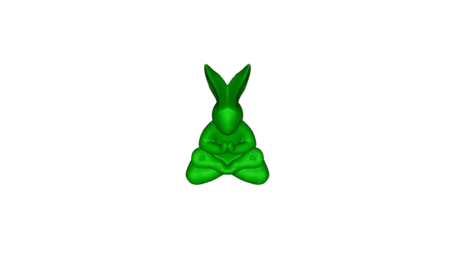 SPORTY EASTER BUNNIES / ABSTRACT EASTER DECORATION — Image 5 of 5