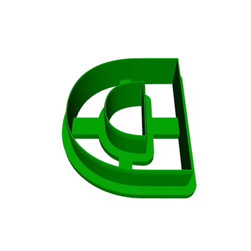 Letter Cookie Cutters A-M - 2 Inch Size — Image 7 of 9
