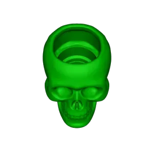 Realistic Skull Planter – Gothic Succulent Pot & Pen Holder