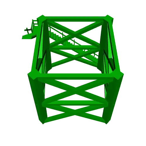 HO Scale (1:87) Fire Watch Tower (45.5 and 60 Feet Versions) — Image 5 of 8