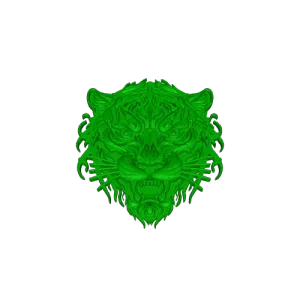 Tiger decoration