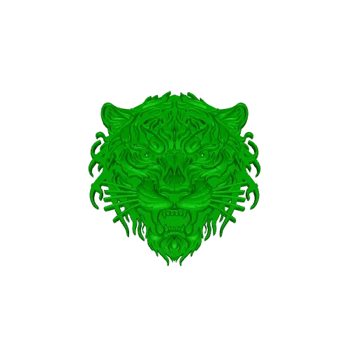 Tiger decoration