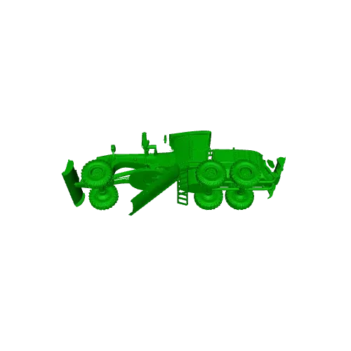 Realistic Motor Grader Heavy Construction Vehicle — Image 4 of 4