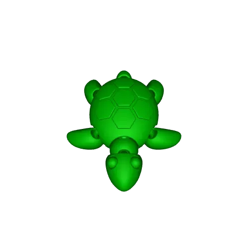 FLEXI TURTLE (KEYCHAIN AND FRIDGE MAGNET) — Фото 5 из 7