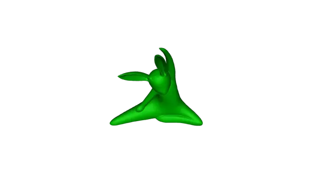 SPORTY EASTER BUNNIES / ABSTRACT EASTER DECORATION — Image 4 of 5