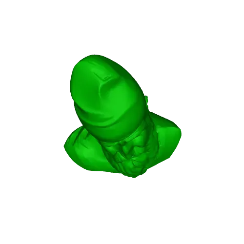 SAINT PAISIOS BUST WITH OPTIONAL BASE – 3D PRINTABLE MODEL — Image 6 of 6