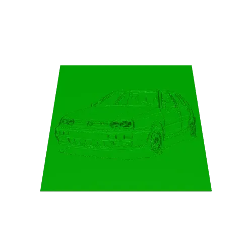 Golf MK3 GTI - Hueforge - 3 Colors — Image 7 of 7