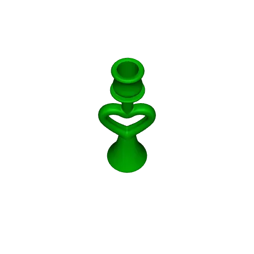 Heart Candlestick Set | Romantic Candle Holder Decoration — Image 9 of 9