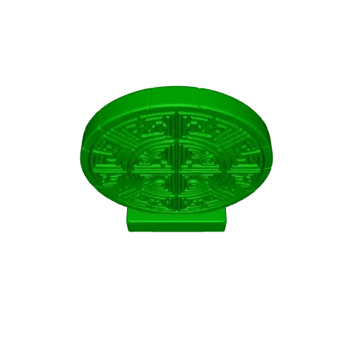 Ancient Sun Disk – Forgotten Temple Relic Diorama — Фото 2 из 2