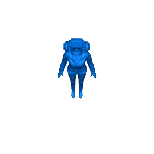 SPEAKER WOMAN FROM SKIBIDI TOILET | 3D FAN ART — Фото 5 из 5