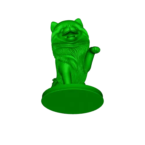 4435 Laughing Pomeranian Full-Color 3D Model STL DND ARTE — Image 5 of 7
