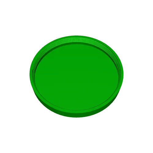 Minimal Cylindrical Storage Container with Threaded Lid — Image 4 of 4