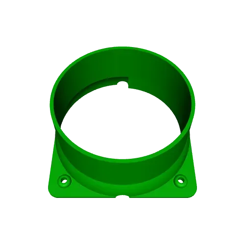 100mm duct butterfly valve — Фото 2 из 5