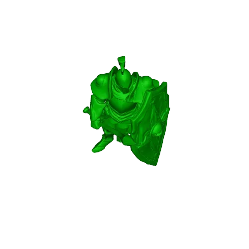 Paladin Miniature STL, 28mm Armored Holy Warrior, RPG Model — Image 8 of 8