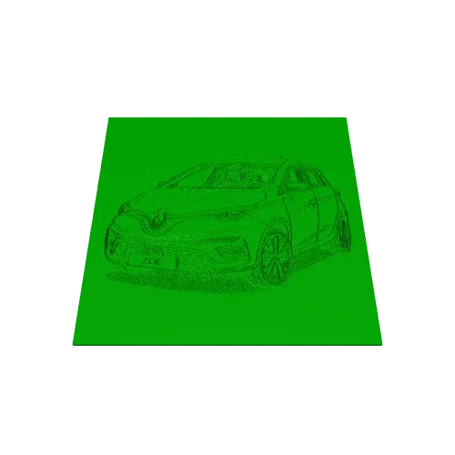 Renault Zoe 2 - Hueforge - 3 Colors — Image 4 of 5