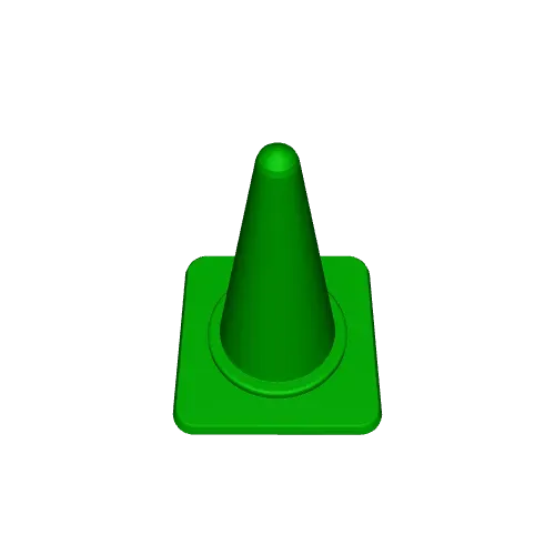 Mini Traffic Cone | 25mm | 1:20 Scale — Фото 9 из 9