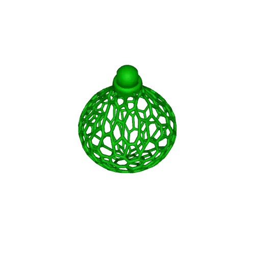 Voronoi Christmas Tree Ornament Collection - 5 Models — Фото 9 из 9