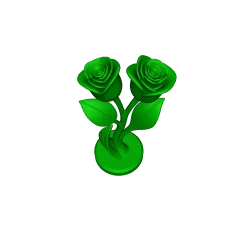 DOUBLE ROSE SCULPTURES / VALENTINES GIFT — Фото 7 из 7