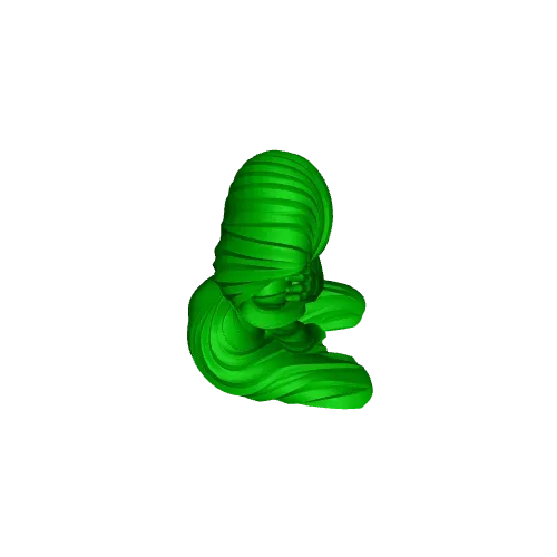 Wavy lady statue — Image 4 of 4
