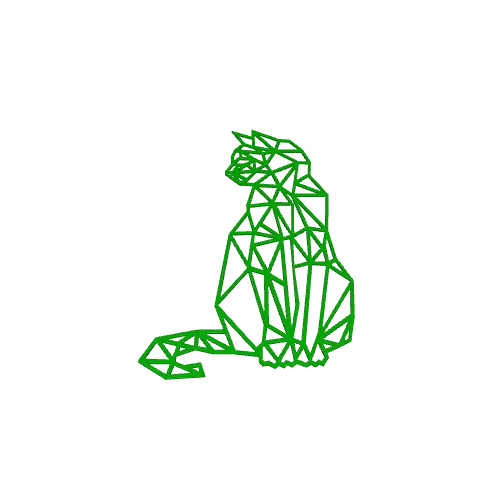 Wall decoration in the shape of a Cat — Image 3 of 3
