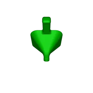 Quadrangular funnel