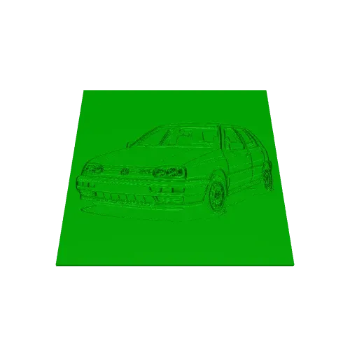 Golf MK3 GTI - Hueforge - 3 Colors — Image 5 of 7