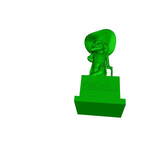 NCAA - Colonel Reb mascot - Ole Miss Rebels 1 - 3d print — Фото 6 из 7