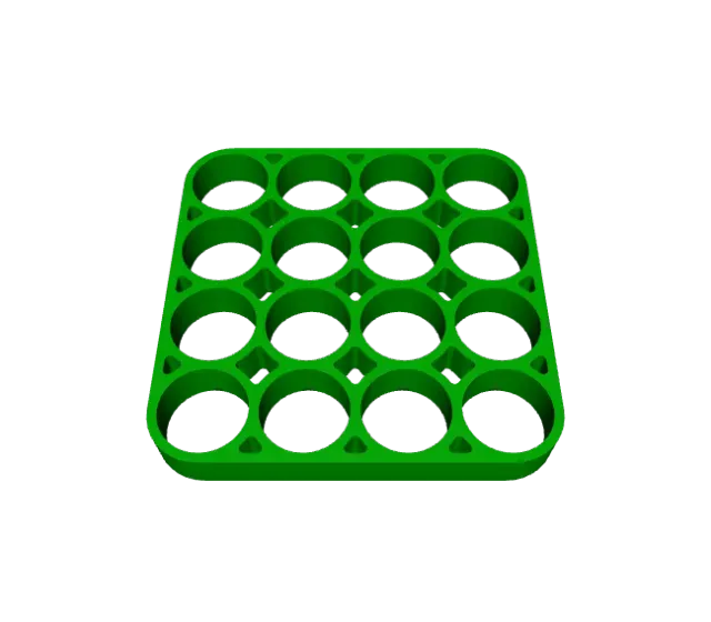 18650 Quad Row Holder Set | Wire Channels (8-24 Cells) — Image 5 of 7