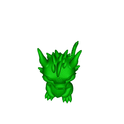 Cute Dragon Figurine Animal 3D Printable — Фото 5 из 5