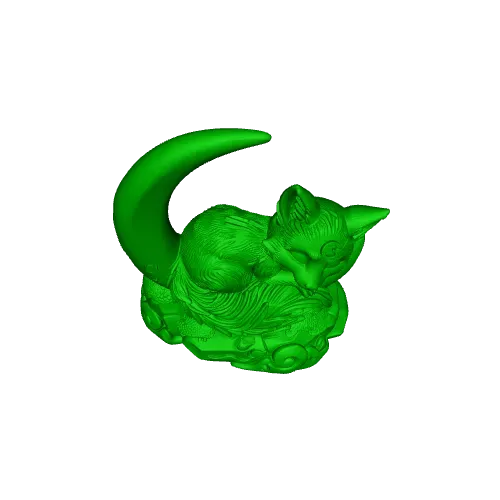 Sleeping Fox on the Moon — Image 4 of 4