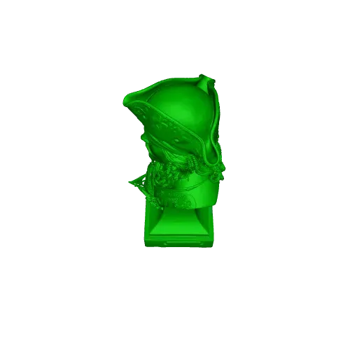 Jack Sparrow Bust STL Pirates of the Caribbean 3D Print Scu — Фото 6 из 6