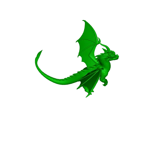 bipedal winged dragon — Фото 6 из 6