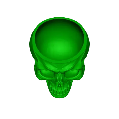SKULL BOWL - POT - PEN HOLDER - PLANTER — Фото 7 из 7