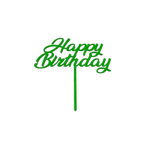 A Happy Birthday Cake Topper